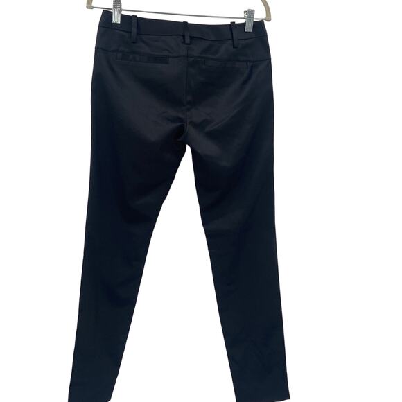 NWT Forenza Black slim ankle cropped Shiny silky pants - Picture 4 of 5